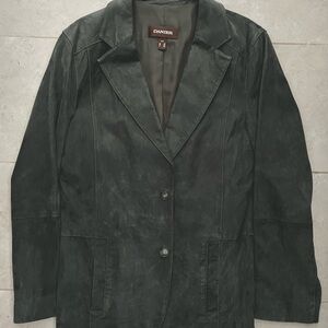 Danier Suede Leather Blazer